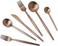 JASHII 18/10 Rose Gold Flatware Sil