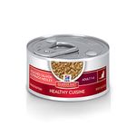 Hill's Science Diet Adult Healthy Cuisine Canned Cat Food, Poached Salmon & Spinach Medley, 2.8 oz, 24 Pack wet cat food