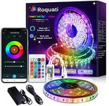 LED Strip Lights WiFi Wireless Smart Phone APP Controlled Sync to Music 5M 16.4ft Waterproof RGB Light Strips Kit 5050 LED Lights Compatible with Alexa,Google Home,IFTTT