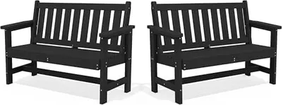SERWALL Outdoor Bench, HDPE Outdoor