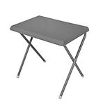 Quest Fleetwood Low Portable Folding Plastic Table In Grey | Camping/Outdoors