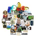 CONQUESTJournals Lord of The Rings Vinyl Stickers, 60 Unique Stickers Including 5 Holograms, Waterproof, UV and Scratch Resistant, Officially Licensed