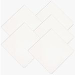 5-Pack Chamois Cloth 6"x 6" Glasses Cleaning Cloths for Glasses, Eyeglasses, Camera Lens, Cell Phones, Computers, Tablets, LCD Screens, Antiques, Instruments, Electronics Multipurpose Square 15x15cm CA