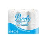 Blake & White Purely Smile 3ply Soft Toilet Roll | Pack of 12 | PS1125 | FSC Certified (Packaging May Vary)