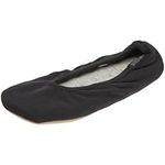 Isotoner Stretch Jersey Ballet, Women’s Low-Top Slippers, Black (Black), Medium (UK 4-5) (37/38 EU)