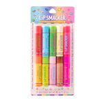 Lip Smacker Original & Best 10 Piece Lip Balm Party Pack Oatmeal Cookie, Vanilla, Mango, Watermelon, Tropical Punch, Cotton Candy, Kiwi, Strawberry, Blue Raspberry, Pina Colada