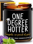 Funny Graduation Candle, Unique College & Masters Degree Graduation Gifts - One Degree Hotter, Funny Gifts for College Graduates, High School Graduation Gifts, Bachelor Degree Graduation Gifts Idea