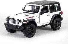 Wrangler Rubicon Replica 5 inch Hardtop New Off Road 4x4 Diecast Model Toy Car White