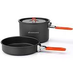 Odoland Camping Cookware Mess Kit, 