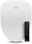 Coway Electronic Bidet Elongated Toilet Seat with Instantaneous Water Heating, Heated Seat and Dryer, Auto Open and Close Lid, Night Light, Deodorizer, Stainless Nozzle, Remote Control 500S