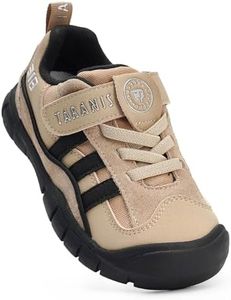 TARANIS Kids Hiking Shoes Boys Girls Waterproof Microfiber Outdoor Sneakers Protective Toe Cap Walking Shoes for Trail Running Camping 5.5-6Years