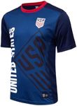 Icon Sports U.S. Soccer USMNT Adult Soccer Game Day Jersey-Inspired Shirt | Sublimated Gameday, Navy, Large