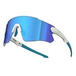 ER00 115 Wrap Around Small Sport Frameless Sunglasses for Men Women Youth. Cycling Baseball Running