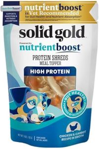 Solid Gold Food Toppers for Picky Dogs - Real Meat Topper - High Protein Healthy Dog Treats to Serve w/Dry or Wet Food or as Snacks
