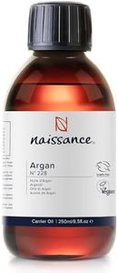 Naissance Argan Oil (No. 228) 225ml - Natural Growth Hair Mask, Anti-Ageing, Antioxidant - Moisturiser for Face, Skin, Beard Cuticles and Hands