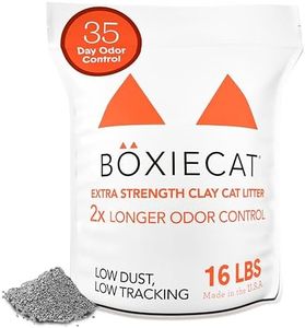 Boxiecat Extra Strength Premium Clumping Clay Cat Litter, 16 lb