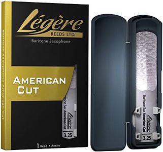 Légère Reeds Premium Synthetic Woodwind Reed, Baritone Saxophone, American Cut, Strength 3.25 (BSA3.25)