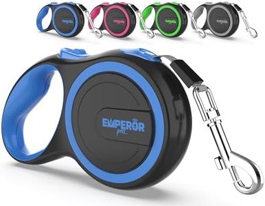 Emperor Pets 26 ft Retractable Leash Large Dogs - Up to 110lb, Heavy Duty Retractable 26 ft Leashes for Large Breed Medium Dogs -BL26