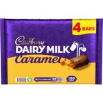 Cadbury Dairy Milk Caramel Chocolate Bar, 37 g (Pack of 4)