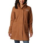 Columbia Women's Panorama Long Jacket, Camel Brown, 2X