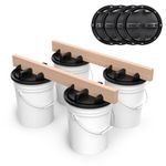 Bucket Builder- Build A Portable Bench, Sawhorse, Workbench, Or PowerTool Stands Using 5-Gallon Buckets (4 Pack)