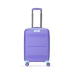 Skybags Paratrip Cabin Hard Luggage (55 cm) | Polypropylene Luggage Trolley with 8 Spinner Wheels| Purple Oppulence | Unisex