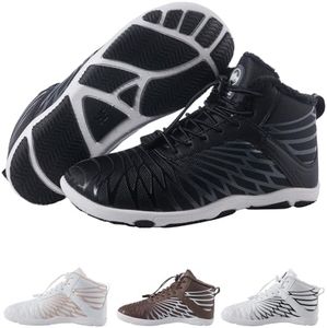 Hike Footwear HF Winter Barefoot Boots - Ergonomic Supportive Winter Barefoot Shoes, Zero-Drop Sole, Wide Toe Box Innovative Design Walking Boots Unisex Black