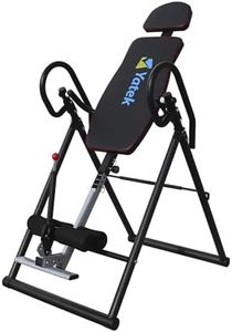 YATEK Gravity Inversion Table ECO, Heavy Duty Inversion Table foldable with total inversion, supports a weight of 150kg and a height of 2 meters, also has adjustable headrest