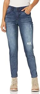 Democracy Women's Petite Ab Solution Jegging, Blue Denim, 2 Petite