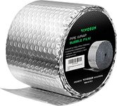 VIVOSUN Insulated Spiral Pipe Wrap Insulation Bubble Film 6-Inch by 25-Feet, 2 Pack