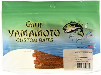 YAMAMOTO 4" Senko Soft Plastic Worm Bass Fishing Stick Bait Lures, 10 Pack