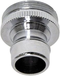 Danco 10506 15/16-27M / 55/64-in-27F Small Male Dishwasher Aerator Adapter Chrome