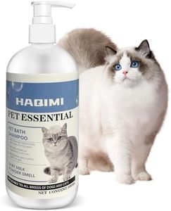 500ml 16.9 Fl Oz Cat Shampoo for Cats and Kittens Gentle Care for Itchy and Sensitive Skin Long-Lasting Aromatic Shower Gel Purely Botanical Formula Pet Shampoo