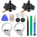 2 Pack Joystick Replacement for Oculus Quest 2 Controller/Meta Quest 2 Controller, Replacement Joystick Analog Thumb Stick Repair Kit for Oculus Quest 2 Accessories