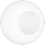 KastLite 12" White Acrylic Lamp Post Globe | Smooth Textured with 5.25" Neckless Opening | Manufactured in the USA