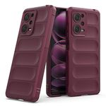 Zapcase Back Case Cover for Mi Redmi Note 12 Pro 5G | Compatible for Mi Redmi Note 12 Pro 5G Back Case Cover | Liquid Silicon Magic Case for Mi Redmi Note 12 Pro 5Gwith Camera Protection | Plum