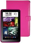 Visual Land Prestige Elite 7-Inch Quad Core Tablet with KitKat 4.4, Google Play and Keyboard Case, Magenta