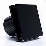 STERR Black Extractor Fan Bathroom 100 mm Inline Extractor Fan - Extractor Fan - Bathroom Fan Extractor - Bathroom Fan