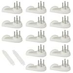 50pcs Concrete Wall Hooks, Invisible Nail Hangers No Damage Wall Picture Hangers Drywall Picture Hooks Non Trace Hanging Hooks for Hanging Photo Frame Tapestry Clocks