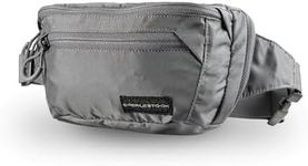 Eberlestock Bando Bag - Tactical Men's Fanny Pack w/Adjustable Waist Belt, Zippered Pockets, Compact Lightweight Belt Bag, Gray, Standard, Fanny Pack