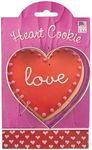 Ann Clark Cookie Cutters Heart Cookie Cutter 4" with Recipe Card, Made in USA