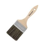 Genixart Double Thick Chip Paint Brush, 3 inch / 75mm Stain Brushes for Painting Walls and Fence Staining, Wooden Handle Masonry Paintbrush for Varnish, Paste, Gesso and Limewash