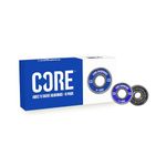 CORE ABEC 11 Skateboard Bearings - Pack of 8/4 Premium Sealed 608 Bearings for Skateboards, Longboards, Stunt Scooters and Roller Skates (8 Pack, Blue ABEC 11)