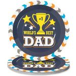 Fun Express FATHERS DAY DINNER PLATE - Party Supplies - 8 Pieces
