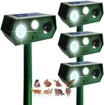 4 Pack 2025 Solar Animal Repeller D