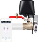 Jinvoo Upgraded Version Smart Water Valve Closing, WiFi Water Valve, Automatic Ball Valve Watering Timer, Sprinkler Controller, Wireless Gas Shut-Off Valve Controller, Compatible with Alexa, Google