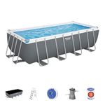 Bestway, Power Pro Pool Max Swimming Pool, Large Swimming, Above Ground Pool, 16ft