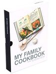 SUCK UK My Family Cookbook Recipe Notebook Journal Create Your Own Recipe Journal Cookbook Family Recipe Book Blank Cookbook Organizer For Memories DIY Cookbook Cooking Gifts