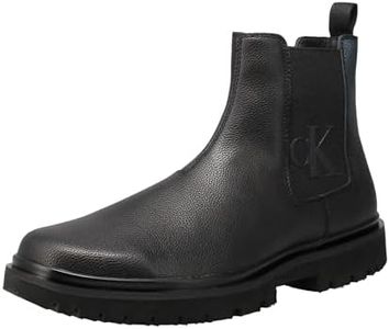 CALVIN KLEIN JEANS - Men's Chelsea ankle boot with monogram - Number 42