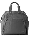 Skip Hop Baby Boys Charcoal Mainframe Wide Open Diaper Backpack Charcoal, Charcoal, L UK